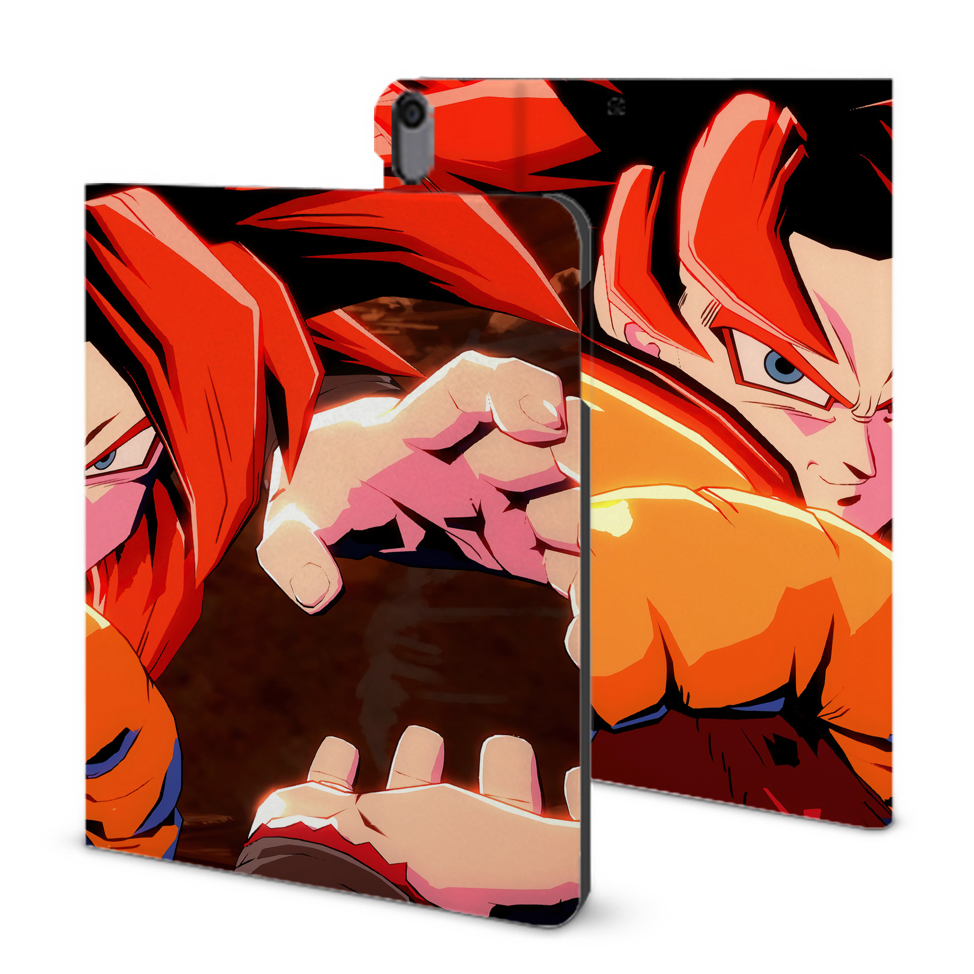 （画像用） ドラゴンボール DRAGON BALL IPad ケース ブック型 PUレザー TPU 耐衝撃 軽量 薄型 ペン収納なし 全面保護 IPad 各モデル対応